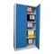 Universalschrank,HxBxT 1950x1000x400mm,4xStahlboden,RAL7035,Front RAL5012