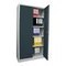 Universalschrank,HxBxT 1950x1000x400mm,4xStahlboden,RAL7035,Front RAL7016