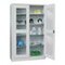 Großraum-Flügeltürenschrank,HxBxT 1950x1200x400mm,RAL7035,Front RAL7016