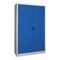 Universalschrank,HxBxT 1950x1200x500mm,4xStahlboden,RAL7035,Front RAL5010