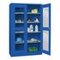 Großraum-Flügeltürenschrank,HxBxT 1950x1200x600mm,RAL7035,Front RAL7035
