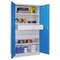 Systemschrank,HxBxT 1950x1040x630mm,3xStahlboden,RAL7035,Front RAL5012