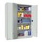 Büro-Falttürenschrank, HxBxT 1950x1500x600mm, 4xStahlboden, 5 OH