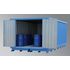 Gefahrstoff-Container,f. wasserg. Stoffe,HxBxT 2380x6075x2875mm,RAL5015