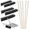 Besen-Set, 5xRosshaarbesen, 5xStiel, 1xKehrgarnitur, Arbeits B 500mm