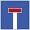 Verkehrsschild,Sackgasse,gem. StVO,Alu,retroreflektierend,HxB 420x420mm