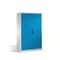 Universalschrank, HxBxT 1950x1200x600mm, Korpus RAL7035, Front RAL5012