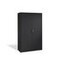Universalschrank, HxBxT 1950x1200x400mm, Korpus RAL7021, Front RAL7021