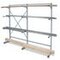 Kragarmregal, Grund+Anbau, HxBxT 1950x2090x450mm, 3 Ständer, einseitig