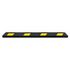 Parkplatzbegrenzung, B 1800mm, Recycling-Gummi, schwarz/gelb