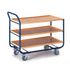 Tischwagen, Tragl. 150kg, 3xHolzkasten, Ladefl. LxB 1000x575mm, MDFetage