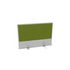Aufsatz-Paneel, f. Schreibtisch, Anbau hinten, MP-hellgrau, BN7048-grün