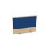 Aufsatz-Paneel,f. Schreibtisch,Anbau hinten,B 800mm,NH-Ahorn,BN6016-blau