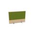 Aufsatz-Paneel,f. Schreibtisch,Anbau hinten,B 800mm,NH-Ahorn,BN7048-grün