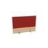 Aufsatz-Paneel,f. Schreibtisch,Anbau hinten,B 800mm,NH-Ahorn,BN4011-rot