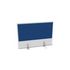 Aufsatz-Paneel,f. Schreibtisch,Anbau hinten,B 800mm,BI-weiss,BN6016-blau