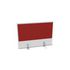 Aufsatz-Paneel,f. Schreibtisch,Anbau hinten,B 800mm,BI-weiss,BN4011-rot