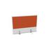 Aufsatz-Paneel, f. Schreibtisch, Anbau hinten, BI-weiss, BN3012-orange