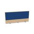 Aufsatz-Paneel,f. Schreibtisch,Anbau hinten,B 1200mm,NH-Ahorn,BN6016-blau