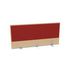 Aufsatz-Paneel,f. Schreibtisch,Anbau hinten,B 1200mm,NH-Ahorn,BN4011-rot
