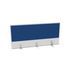 Aufsatz-Paneel,f. Schreibtisch,Anbau hinten,B 1200mm,BI-weiss,BN6016-blau