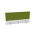 Aufsatz-Paneel,f. Schreibtisch,Anbau hinten,B 1200mm,BI-weiss,BN7048-grün