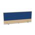 Aufsatz-Paneel,f. Schreibtisch,Anbau hinten,B 1400mm,NH-Ahorn,BN6016-blau