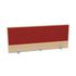 Aufsatz-Paneel,f. Schreibtisch,Anbau hinten,B 1400mm,NH-Ahorn,BN4011-rot