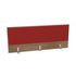 Aufsatz-Paneel,f. Schreibtisch,Anbau hinten,B 1400mm,NT-Cherry,BN4011-rot