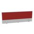 Aufsatz-Paneel, f. Schreibtisch, Anbau hinten, MP-hellgrau, BN4011-rot