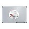 Whiteboard, HxB 600x900mm, kunststoffbeschichtet, magnethaftend, Stahl