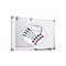 Whiteboard, HxB 900x1200mm, kunststoffbeschichtet, magnethaftend, Stahl