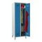 Abteilschrank, HxBxT 1850x600x500mm, 2 Abt., RAL7035, Front RAL5012