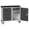 Montagetisch,HxBxT 965x1050x550mm,Stahlplatte,Ausstattung: 5 Schubladen