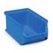 Sichtlagerkasten, HxBxT 75x102x160mm, 1l, PP, blau