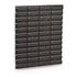 Wandhalteplatte, f. Sichtlagerkasten, Kunststoff, H 540mm, schwarz