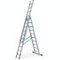 Mehrzweck-Teleskopleiter, 3x10 Sprossen, Holm L 2, 98-6, 65m, Alu