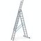 Mehrzweck-Teleskopleiter, 3x12 Sprossen, Holm L 3, 54-8, 3m, Alu