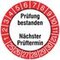 Prüfplakette, Prüfung bestanden/nächster Prüftermin, Prüfzeitraum 25-30