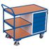Schrankwagen, Tragl. 250kg, Ladefl. LxB 985x590mm, RAL5010, 4 Schubladen