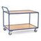 Etagenwagen,Tragl. 300kg,2xHolzplatte,Ladefl. LxB 1200x800mm,Holzetage