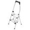 Klapptritt, 2 Stufe(n), Podest H 490mm, Alu