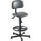 Arbeitsdrehstuhl, Sitz Kunstleder anthrazit, Sitz H 690-930mm, Fußring