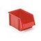 Sichtlagerkasten, HxBxT 156x186x300mm, 5l, PP, rot