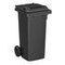 Mülltonne, 120l, HxBxT 933x500x550mm, Deckel schwarzgrau