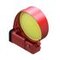 Bakenleuchte, LED, gelb, HxBxT 290x200x85mm, m. Dämmerungsautomatik