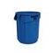 Universalcontainer, 75l, HxØ 580x495mm, Korpus PE blau