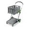 Klappmobil, Tragl. 60kg, 2 Etage(n), HxLxB 1025x890x550mm, grau/grün