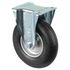 Bockrolle, Tragl. 75kg, ØxB 200x50mm, PU gerillt, Rollenlager