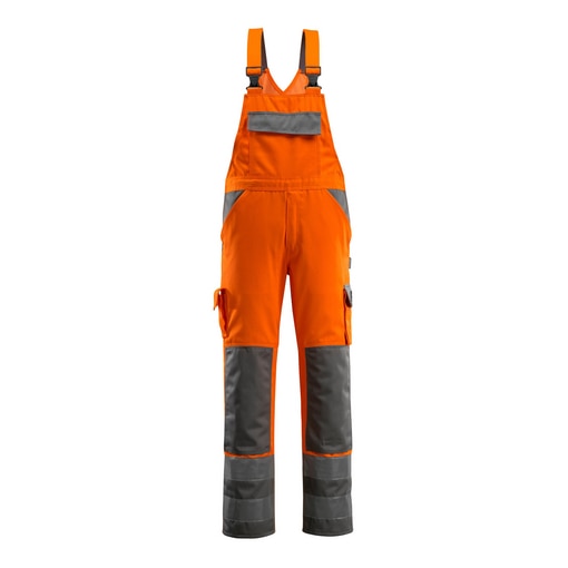 Latzhose Knietasche SAFE COMPETE W-Orange/Anthr.  44/82